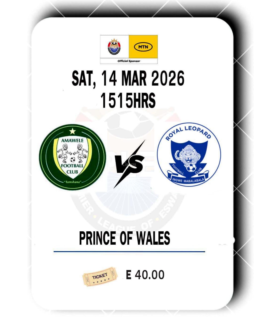 MTN PLE Prince Of Wales 140326 Pic